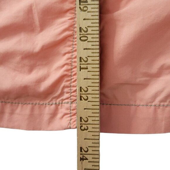 Chicos Lightweight Jacket  Size 1 M 8 Pockets Arm Buckle Strap Cotton - Picture 9 of 11